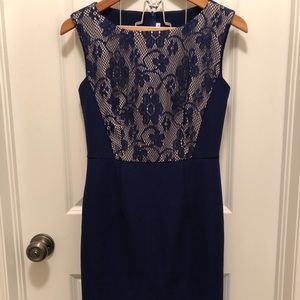 Cobalt blue sleeveless dress